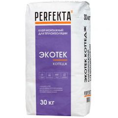 Клей монтажный для теплоизоляции Perfekta (Перфекта) Экотек Коттедж 30 кг