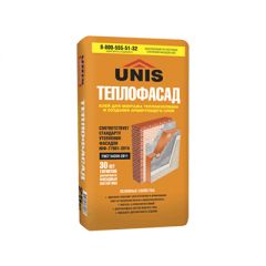 Клей для минеральной ваты Юнис Теплофасад 25 кг