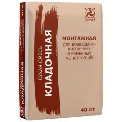 Смесь монтажно-кладочная БИРСС (BIRSS) 1 Мороз М200 40 кг