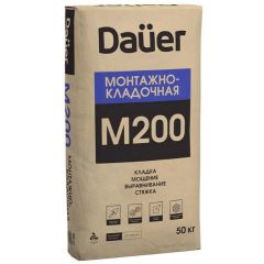 Монтажно-кладочная смесь Dauer (Дауэр) M200 Z-20 50 кг