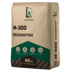 Сухая смесь Пескобетон Luxors M-300, 40 кг