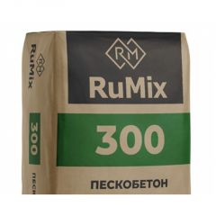 Сухая смесь Пескобетон RuMix M-300, 50 кг
