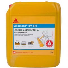 Суперпластификатор Sika Sikament BV-3M добавка для бетонов и растворов 5 л