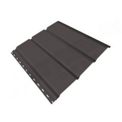 Софит Stynergy (Стинержи) Graphite45, 344х316х0,45 мм, Текстурированный полиэстер (Россия) Zn140, тройной, без перфорации RR32 (серо-коричневый) м2