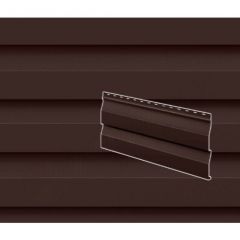Сайдинг Stynergy (Стинержи) Корабельная доска, 260х230х0,45 мм, Полиэстер (Россия) Zn100 RAL8017 (шоколадно-коричневый) м2