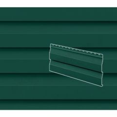 Сайдинг Stynergy (Стинержи) Корабельная доска, 260х230х0,45 мм, Полиэстер (Россия) Zn100 RAL6005 (зелёный мох) м2