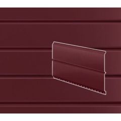 Сайдинг Stynergy (Стинержи) Евробрус гофрированный, 367х345х0,45 мм, Полиэстер (Россия) Zn100 RAL3005 (винно-красный) м2