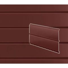 Сайдинг Stynergy (Стинержи) Евробрус гофрированный, 367х345х0,45 мм, Полиэстер (Россия) Zn100 RAL3009 (оксид красный) м2