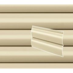 Сайдинг Stynergy (Стинержи) Блок-хаус гофрированный, 365х335х0,45 мм, Полиэстер (Россия) Zn100 RAL1015 (светлая слоновая кость) м2