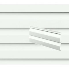 Сайдинг Stynergy (Стинержи) Корабельная доска, 260х230х0,45 мм, Полиэстер (Россия) Zn100 RAL9003 (сигнальный белый) м2