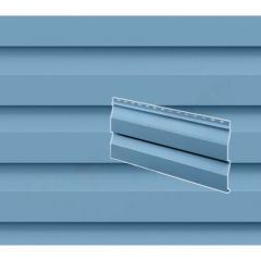Сайдинг Stynergy (Стинержи) Корабельная доска, 260х230х0,45 мм, Полиэстер (Россия) Zn100 RAL5024 (пастельно-синий) м2