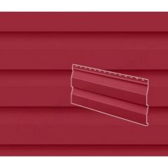 Сайдинг Stynergy (Стинержи) Корабельная доска, 260х230х0,45 мм, Полиэстер (Россия) Zn100 RAL3003 (рубиново-красный) м2
