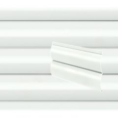 Сайдинг Stynergy (Стинержи) Блок-хаус гофрированный, 365х335х0,45 мм, Полиэстер (Россия) Zn100 RAL9003 (сигнальный белый) м2