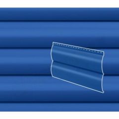 Сайдинг Stynergy (Стинержи) Блок-хаус гофрированный, 365х335х0,45 мм, Полиэстер (Россия) Zn100 RAL5005 (сигнальный синий) м2
