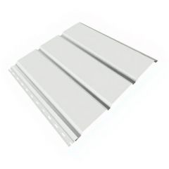 Софит Stynergy (Стинержи) 344х316х0,45 мм, Полиэстер (Россия) Zn100, тройной, без перфорации RAL9003 (сигнальный белый) м2