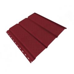 Софит Stynergy (Стинержи) 344х316х0,45 мм, Полиэстер (Россия) Zn100, тройной, полная перфорация RAL3005 (винно-красный) м2