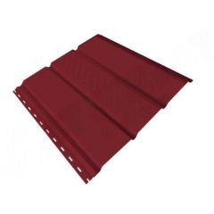 Софит Stynergy (Стинержи) 344х316х0,45 мм, Полиэстер (Россия) Zn100, тройной, центральная перфорация RAL3005 (винно-красный) м2