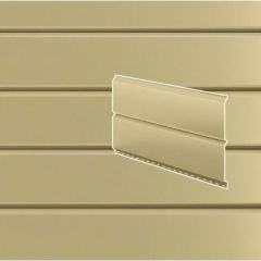 Софит Stynergy (Стинержи) Евробрус, 367х345х0,45 мм, Полиэстер (Россия) Zn100, без перфорации RAL1014 (слоновая кость) м2