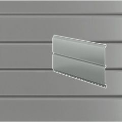 Софит Stynergy (Стинержи) Евробрус, 367х345х0,45 мм, Полиэстер (Россия) Zn100, без перфорации RAL9006 (бело-алюминиевый) м2