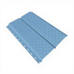 Софит Stynergy (Стинержи) Евробрус, 367х345х0,45 мм, Полиэстер (Россия) Zn100, перфорированный RAL5024 (пастельно-синий) м2