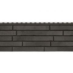 Фасадная панель Ю-пласт (U-Plast) Стоун Хаус Ригельный кирпич S-Lock Грифель 1940х290х1,1 мм ЕР-00053060