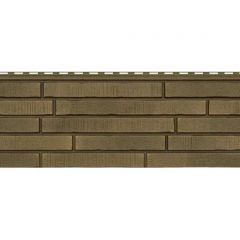 Фасадная панель Ю-пласт (U-Plast) Стоун Хаус Ригельный кирпич S-Lock Латунь 1940х290х1,1 мм ЕР-00053062