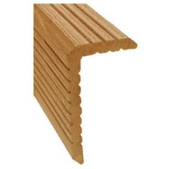 Уголок ДПК мелкий вельвет Latitudo (Латитудо) Бронза 35х70х3000 мм, 11303