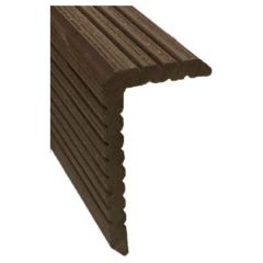 Уголок ДПК мелкий вельвет Latitudo (Латитудо) Шоколад 35х70х3000 мм, 11300