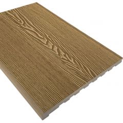 Ступень ДПК полнотелая 3D фактура дерева Latitudo (Латитудо) EasyDecking Wood-X Дуб 22х348х3010-4010 мм