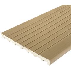 Ступень ДПК полнотелая крупный вельвет Latitudo (Латитудо) Step-320 Натур 24х320х3000-4000 мм