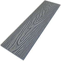 Заборная доска ДПК двухсторонняя полнотелая 3D Latitudo (Латитудо) EasyDecking Wood-X Серый 11х131х3010-4010 мм