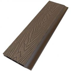 Заборная панель ДПК двухсторонняя пустотелая шип-паз 3D Latitudo (Латитудо) EasyDecking Wood-X Венге 20х146х2210-3010 мм