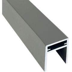 П-профиль алюминиевый Latitudo (Латитудо) EasyDecking Серый 25х35х3000 мм, 27525