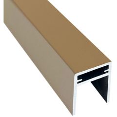 П-профиль алюминиевый Latitudo (Латитудо) EasyDecking Дуб 25х35х3000 мм, 27524