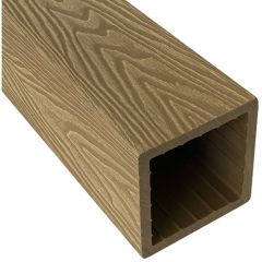 Столб ДПК 3D фактура дерева Latitudo (Латитудо) EasyDecking Wood-X Дуб 100х100х3010 мм, 27111
