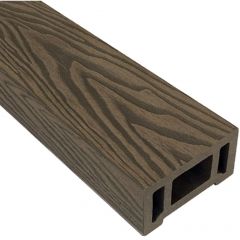 Перила ДПК 3D фактура дерева Latitudo (Латитудо) EasyDecking Wood-X Венге 45х90х3010 мм, 26375