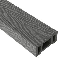 Перила ДПК 3D фактура дерева Latitudo (Латитудо) EasyDecking Wood-X Серый 45х90х3010 мм, 27113