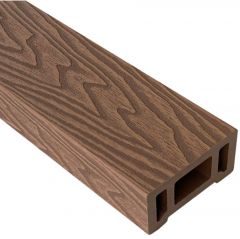 Перила ДПК 3D фактура дерева Latitudo (Латитудо) EasyDecking Wood-X Коричневый 45х90х3010 мм, 27112