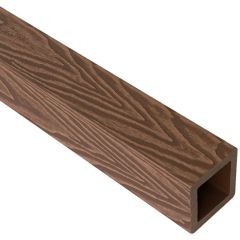 Балясина ДПК 3D фактура дерева Latitudo (Латитудо) EasyDecking Wood-X Коричневый 50х50х2810 мм, 27116