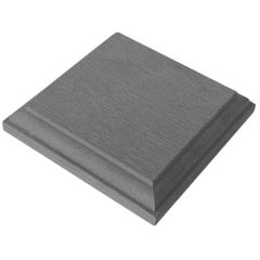 Крышка столба ДПК Latitudo (Латитудо) EasyDecking Wood-X Серый 125х125 мм, 27122