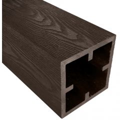 Столб ДПК 3D фактура дерева Latitudo (Латитудо) 3D Венге 120х120х3000 мм, 25315