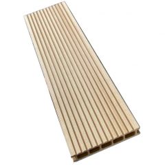 Террасная доска ДПК двухсторонняя пустотелая шовная тиснение под вельвет Latitudo (Латитудо) Euro Натур 27х139х3000-4000-6000 мм