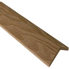Уголок ДПК 3D фактура дерева Latitudo (Латитудо) EasyDecking Wood-X Тик Микс 45х45х3010 мм, 26406