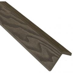Уголок ДПК 3D фактура дерева Latitudo (Латитудо) EasyDecking Wood-X Венге 50х50х3010 мм, 27421