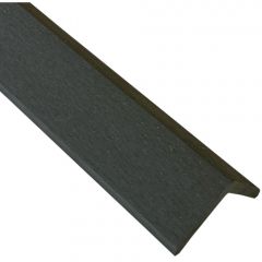 Уголок ДПК шлифованный Latitudo (Латитудо) EasyDecking Wood-X Черное дерево 50х50х3010 мм