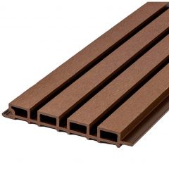 Фасадная панель ДПК пустотелая реечная шлифованная EasyDecking (ИзиДекинг) Вуд-Икс Венге 26х219х3010 мм шт, 26932