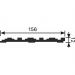 Панель Cosca Decor (Коска) RP006, 156х12, 2800 мм, Экополимер