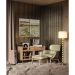 Комплект акустических панелей Cosca Decor (Коска) Эмираты черный войлок, 600х300х19 мм, рейки Экополимер, шампань 2 шт. 00-00079779