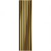 Комплект акустических панелей Cosca Decor (Коска) Эмираты, черный войлок, 1200х300х19 мм, рейки Экополимер, желтое золото 2 шт. 00-00079722
