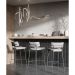 Акустическая панель Cosca Decor (Коска) Сканди черный войлок, 2750х600х19 мм, рейки МДФ, дуб графит